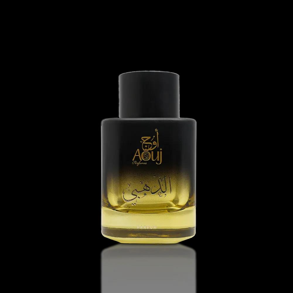 gold 2Aouj Perfumes, Oriental Luxury Perfume, Luxury Perfume Gift, أوج للعطور, عطر شرقي فاخر, هدية عطر فاخرة