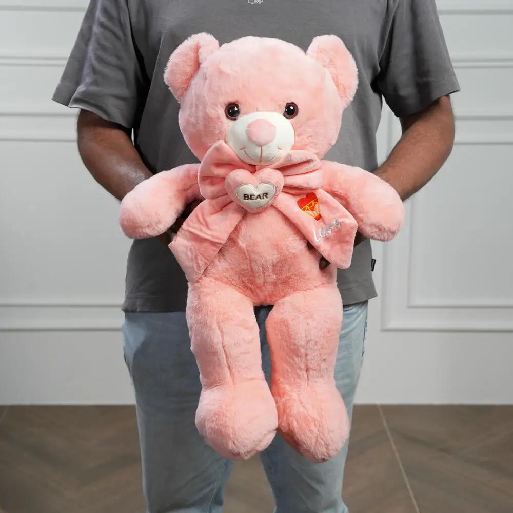 Soft Pink Love Bow Teddy Bear 7485