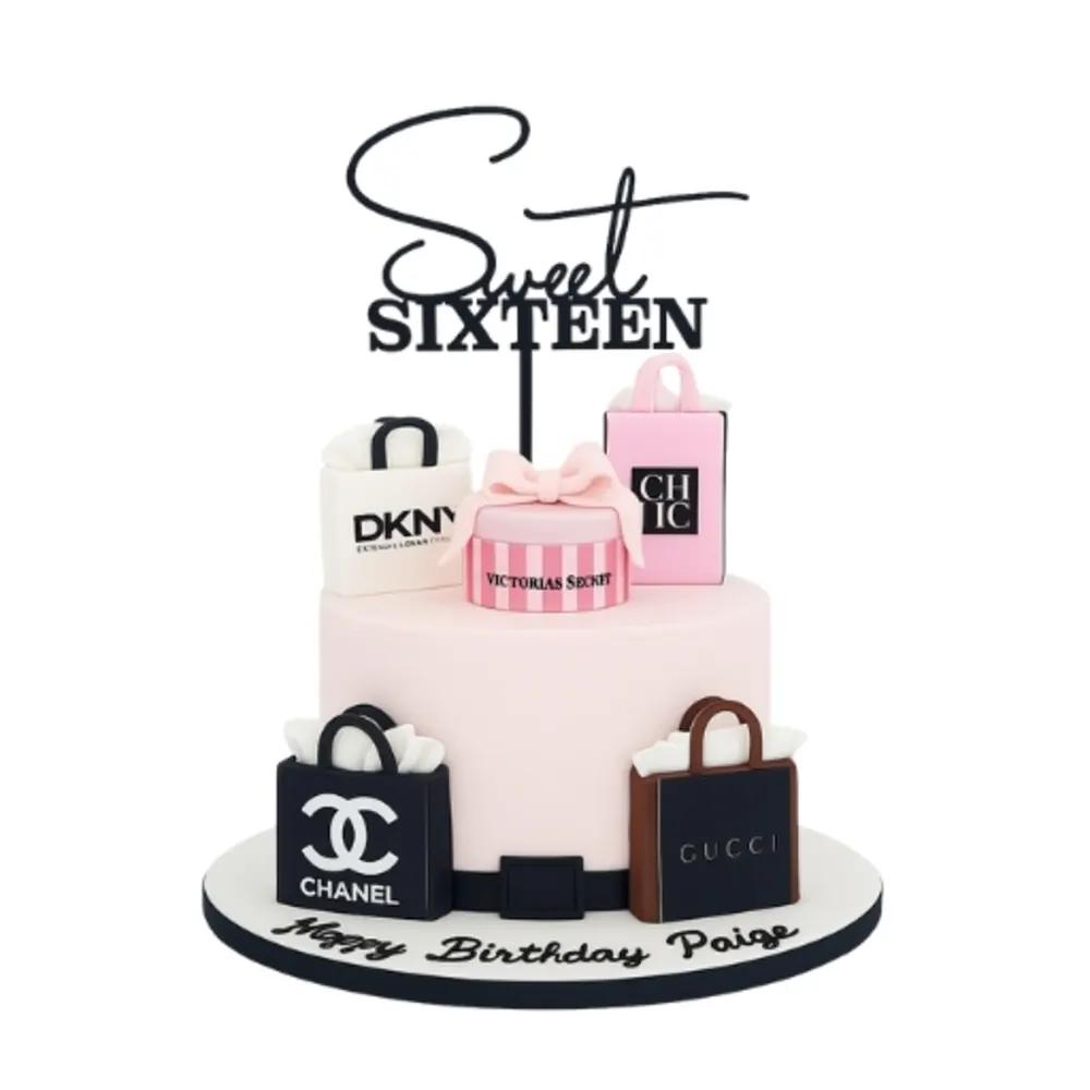 Sweet Sixteen Shopping cake