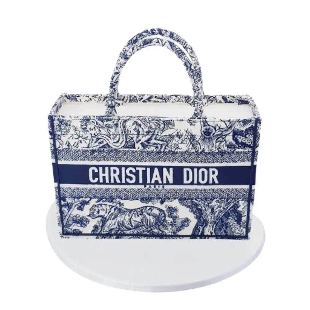 Christian Dior Embroidery Tote Bag Cake