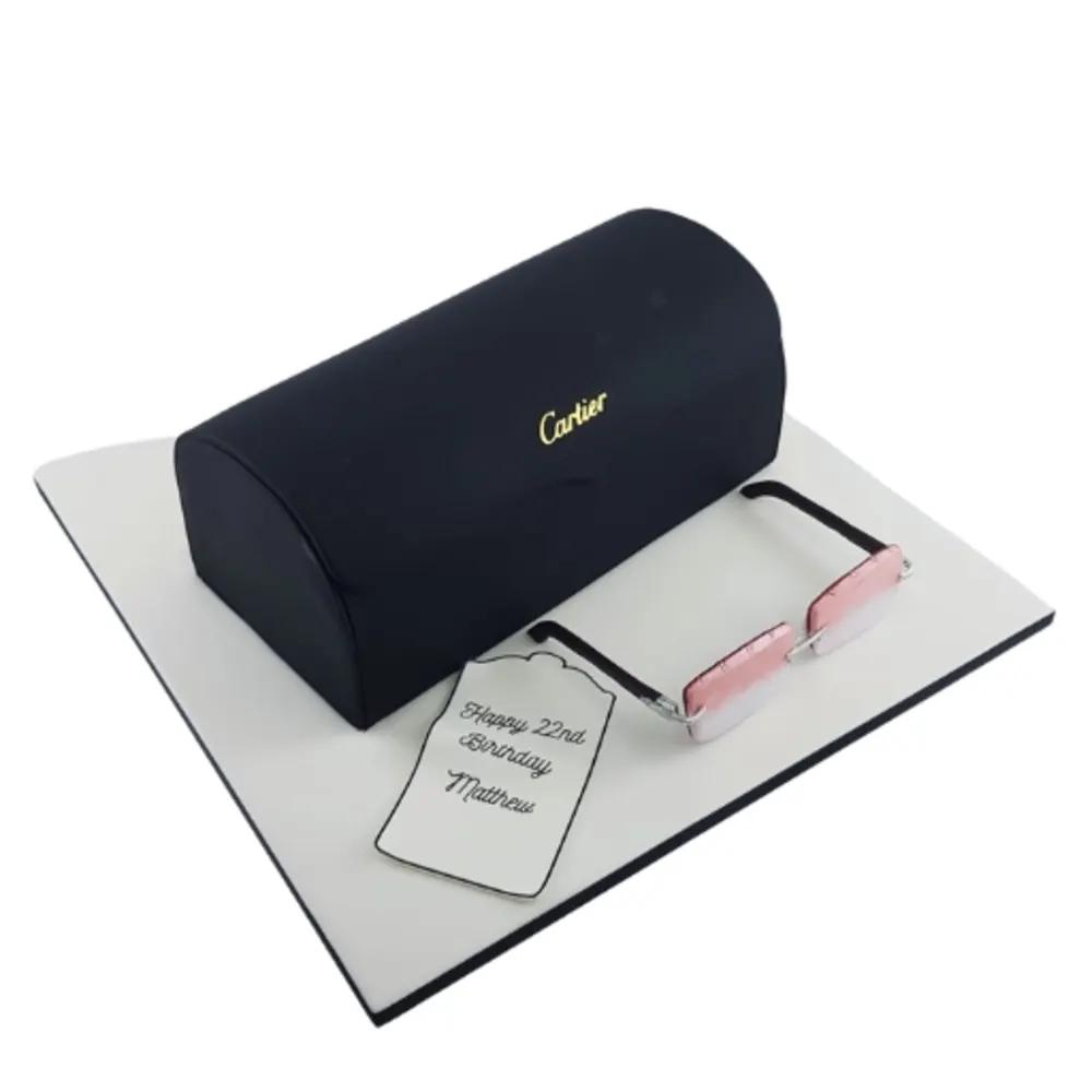 Cartier Glasses Cake