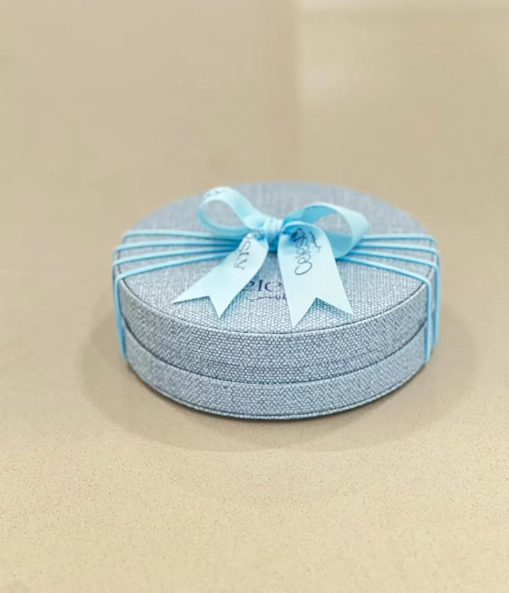 Small Bu round box 265gChocolate Gift, Luxury Gift, Chocolate Gift Box, هدية شوكولاتة, هدية فاخرة, بوكس شوكولاتة