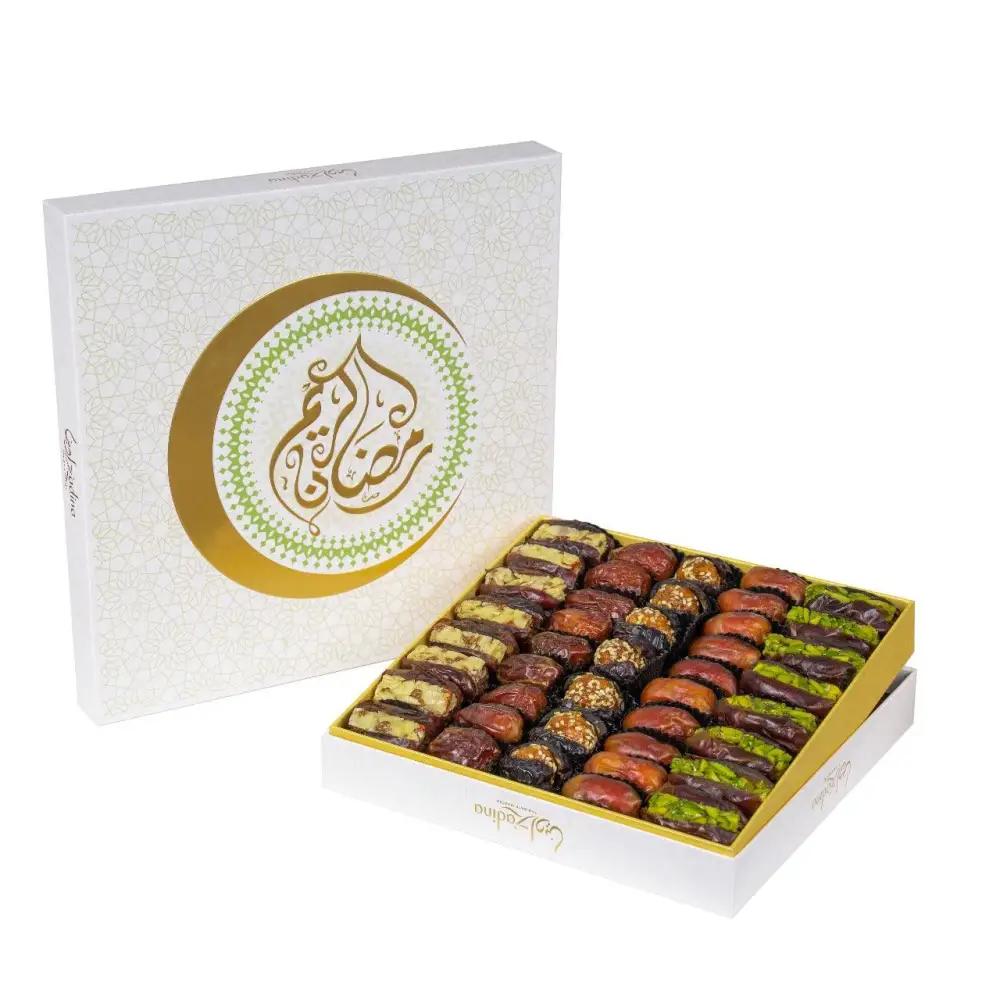 Ramadan Crescent Assorted Date Box - 350gDate Box, Ramadan Date Box, Ramadan gift, هدية رمضان