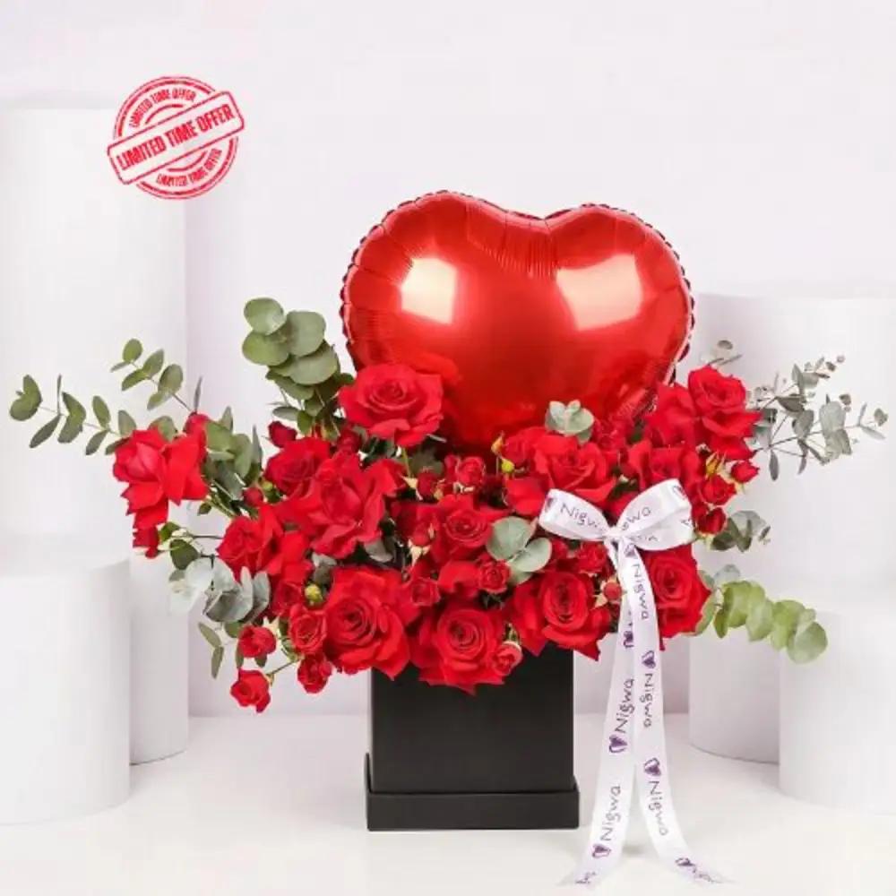 Forever Love Red Rose Box
