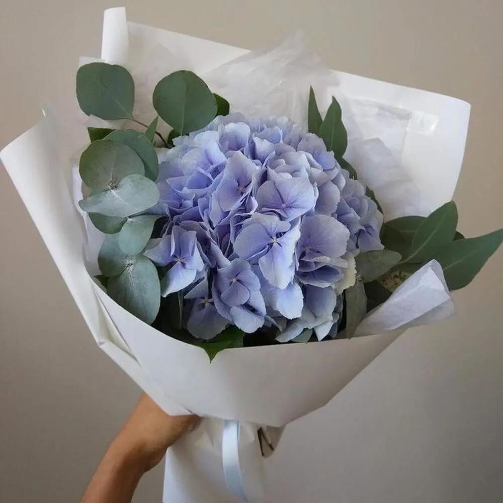 Blue Hydrangea Bouquet-1273