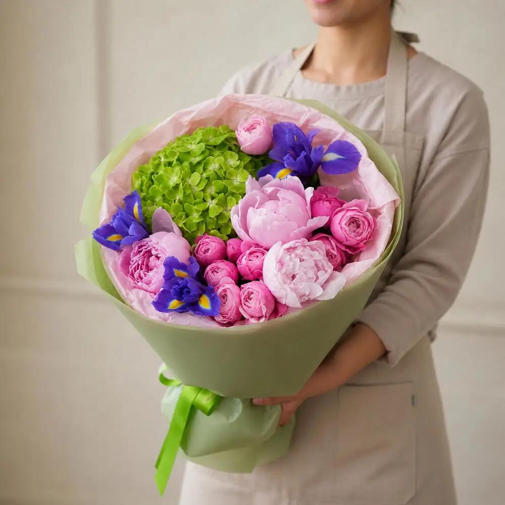 Hydrangea And Peony Classic Bouquet