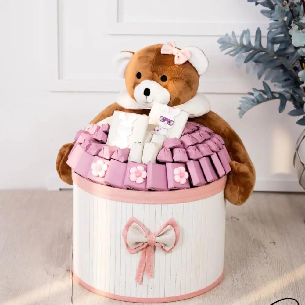 Chocolate tray for newborn girl(2)
