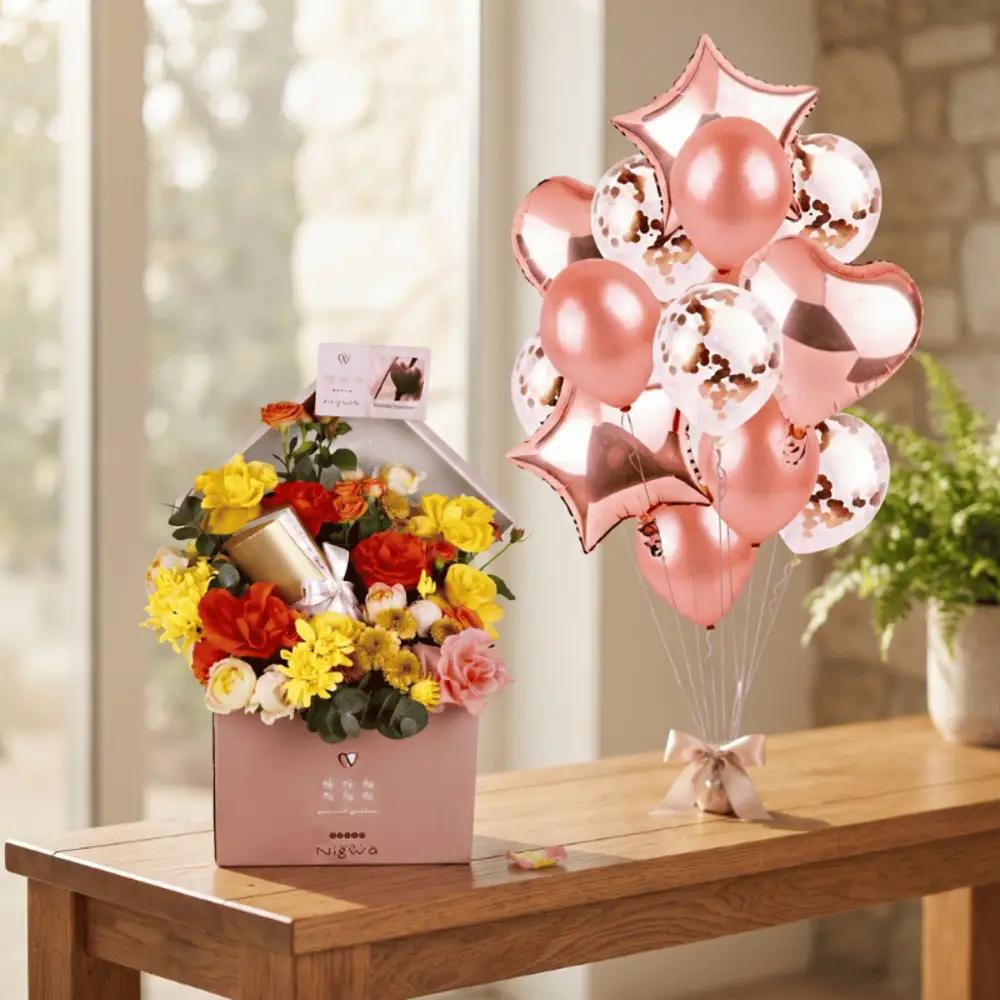 Large Nigwa box with a full set of balloons 2