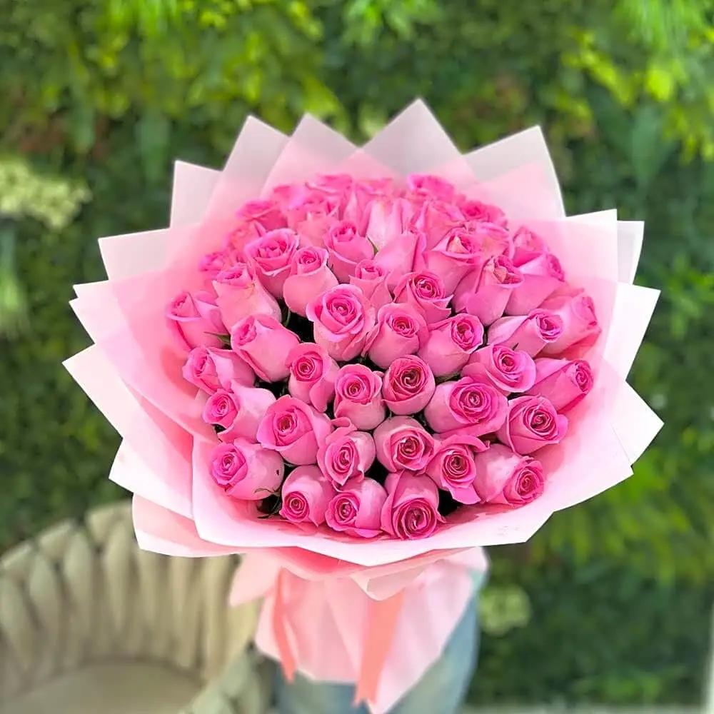 Fuchsia flowers bouquet.