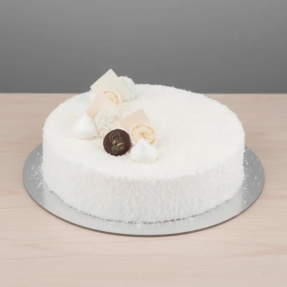 Coconut Raffaello CakeCoconut Raffaello Cake, Coconut Cream Cake, Birthday Cake Gift, Send Cake Saudi Arabia, كيكة رافايلو بجوز الهند, كيك بجوز الهند والكريمة, كيك عيد ميلاد, إرسال كيك في السعودية