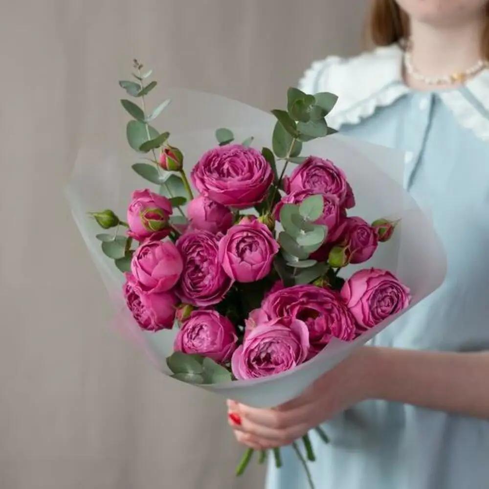 Hand Bouquet Purple Rose