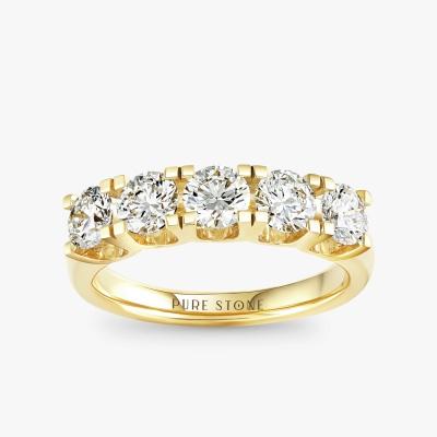 5 Round Cut Lab Grown Diamonds 1.79 carat.